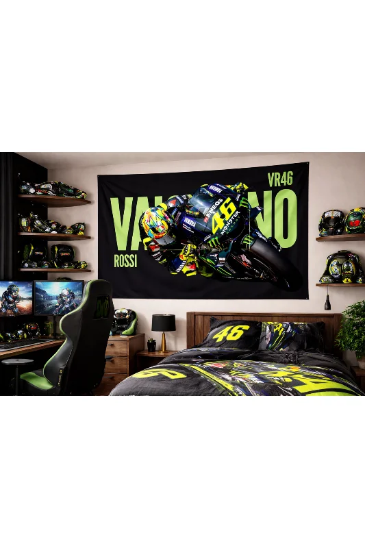 Moto GP V. Rossi Duvar Örtüsü Kaliteli Kumaş