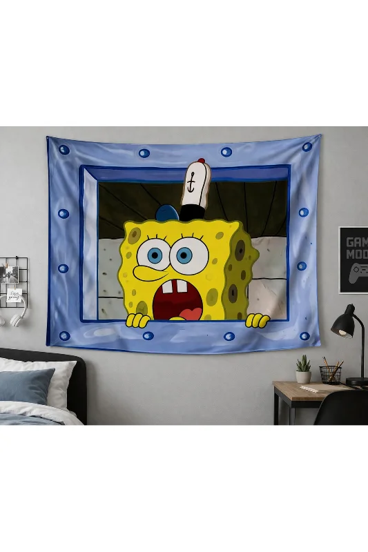 Kaliteli Kumaş , Canlı Renkler Duvar Halısı Duvar Örtüsü Wall Tapestry – 2. görsel