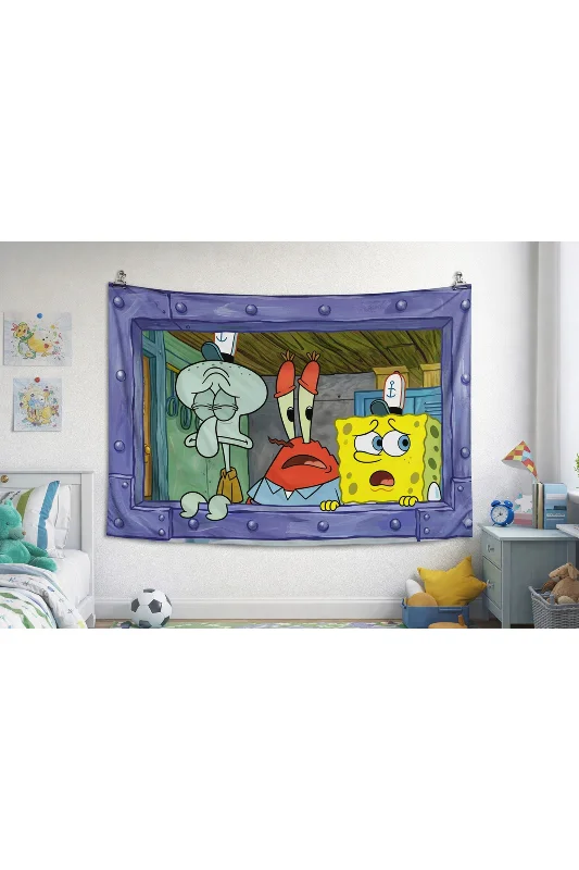 Kaliteli Kumaş , Canlı Renkler Duvar Halısı Duvar Örtüsü Wall Tapestry – 2. görsel