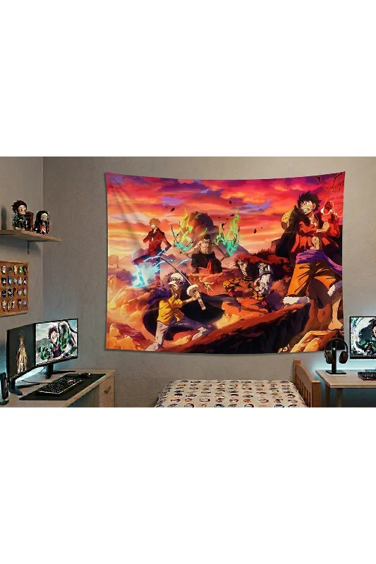 One Piece Karakter Duvar Örtüsü Halısı – 3. görsel