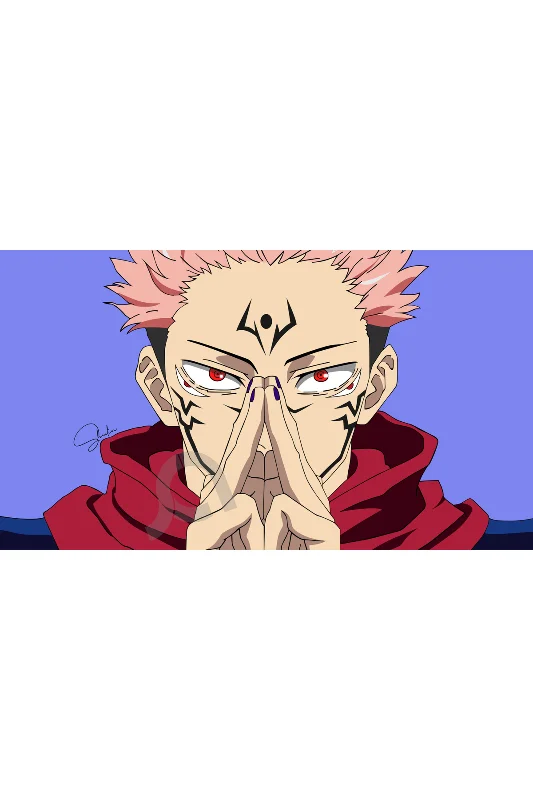 Sukuna Jujutsu Manga Anime Karakter Duvar Örtüsü Halısı – 2. görsel