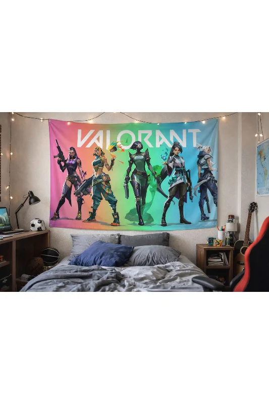 Valorant Oyuncu Duvar Örtüsü Halısı – 3. görsel