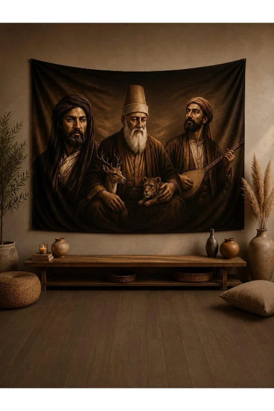 Hz. Ali Temalı Duvar Örtüsü