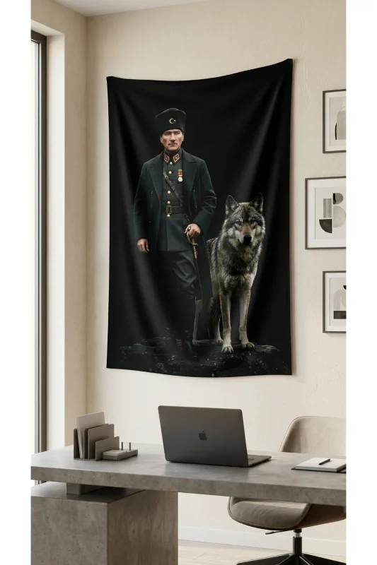 Atatürk Father of the Turk Duvar Örtüsü Halısı – 2. görsel