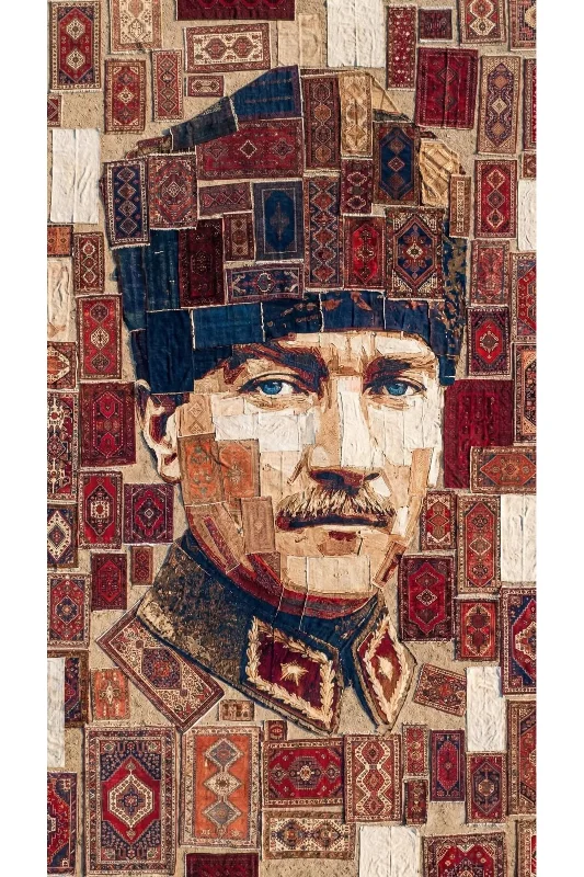 Atatürk Desenli Duvar Örtüsü Halısı – 2. görsel