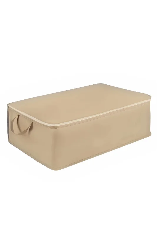 6 Adet Büyük Boy Kahverengi Yatak Baza Altı Çok Amaçlı Hurç 64 x 45 x 22 Cm – 2. görsel