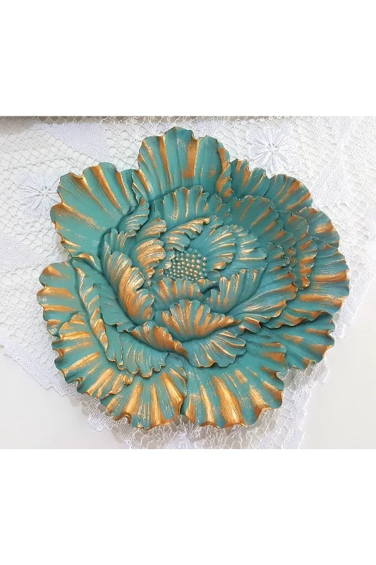 3 Boyutlu Büyük Gül çiçek 27cm Masa, Duvar Süsü Silikon Kalıp K-1020 – 2. görsel