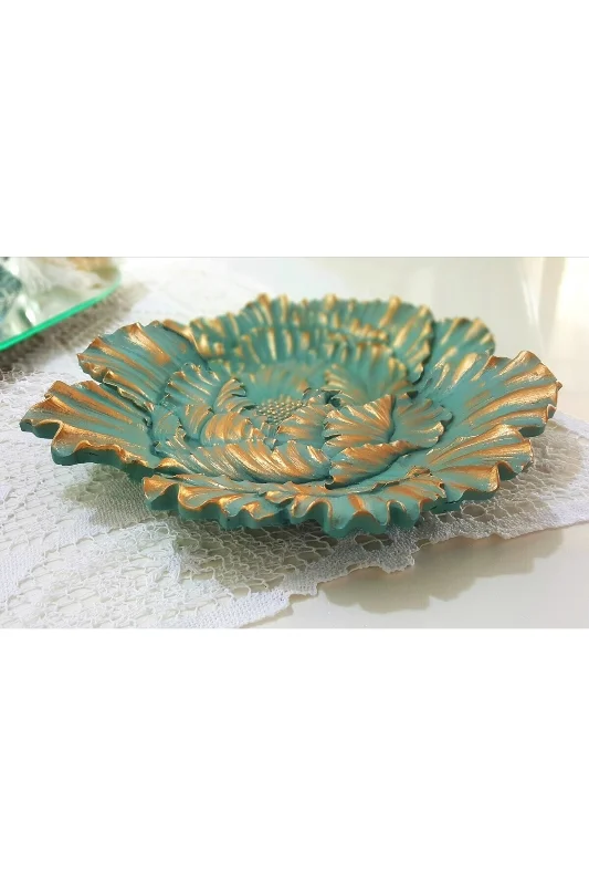 3 Boyutlu Büyük Gül çiçek 27cm Masa, Duvar Süsü Silikon Kalıp K-1020 – 3. görsel