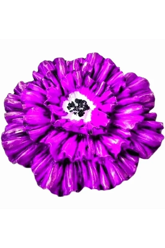 16cm ve 23cm 2 Adet Büyük Gül Çiçek Silikon Kalıp K-868, Polyester Taş Tozu Alçı Mum Kalıbı – 4. görsel