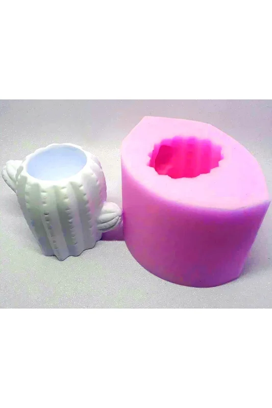 Kaktüs Şekilli Sakı Silikon Kalıp K-815, Polyester Reçine Çimento Taş Tozu Alçı Kalıbı – 2. görsel
