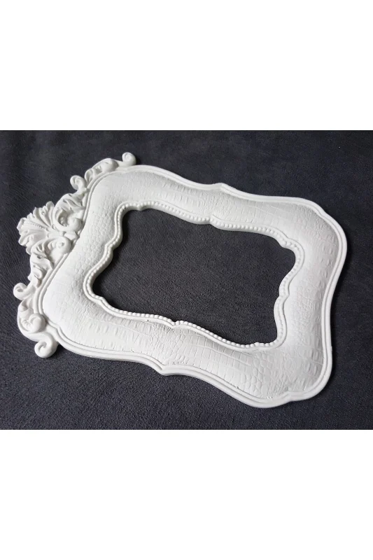 27cm Yaprak Kabartmalı Çerçeve Silikon Kalıp K-361 – 4. görsel
