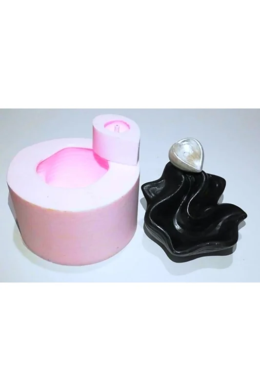 11cm Geri Akışlı Şelale Tütsülük Silikon Kalıp K-969 – 2. görsel