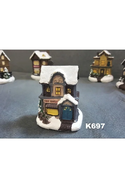 6 Adet 3 Boyutlu Ev Silikon Kalıp Seti K-695, Mum Polyester Taş Tozu Alçı Kalıbı – 4. görsel