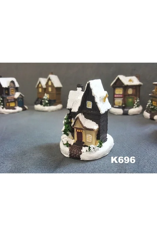 6 Adet 3 Boyutlu Ev Silikon Kalıp Seti K-695, Mum Polyester Taş Tozu Alçı Kalıbı – 3. görsel