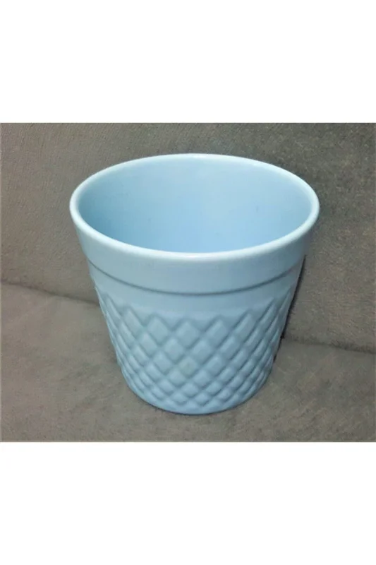Baklava Dilim Desenli 13cm Büyük Saksı Silikon Kalıp K-656 – 3. görsel