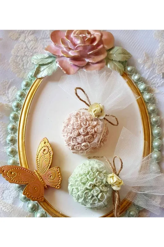Gül Ve Inci Kabartmalı 27cm Çerçeve Silikon Kalıp K-007 – 3. görsel
