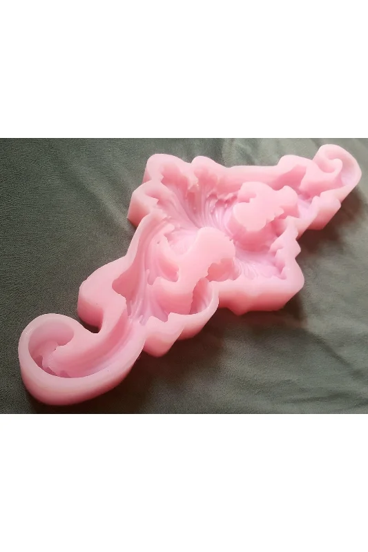 Sarmaşık Ve Yaprak Kabartma 44cm Aplik Silikon Kalıp K-599, Polyester Çimento Taş Tozu Alçı Kalıbı – 2. görsel