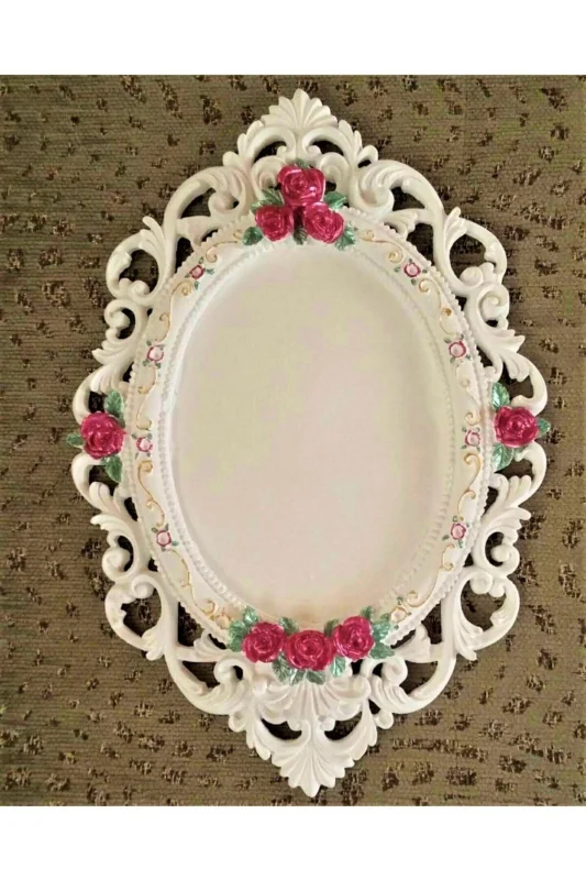 Kapı Süsü Gül Kabartmalı 34cm Içi Dolu Çerçeve Silikon Kalıp K-019 – 4. görsel