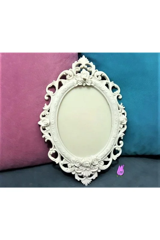 Kapı Süsü Gül Kabartmalı 34cm Içi Dolu Çerçeve Silikon Kalıp K-019 – 2. görsel