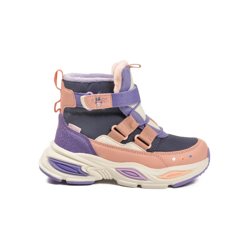 Pepino Pudra Cırtlı İçi Polarlı Kız Çocuk Sneaker Bot