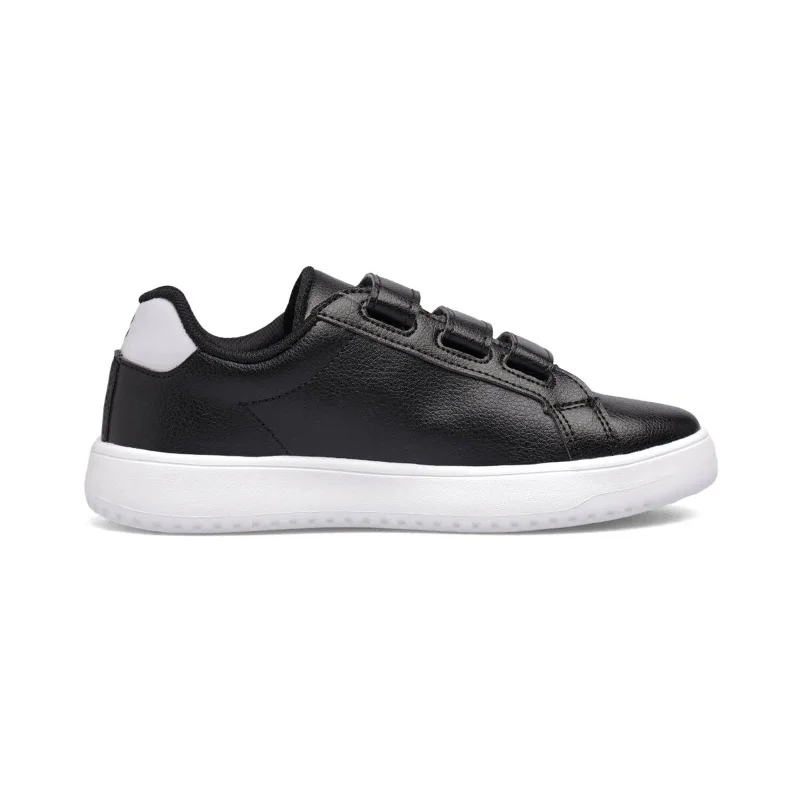 Siyah Cırtlı Unisex Çocuk Spor Ayakkabı