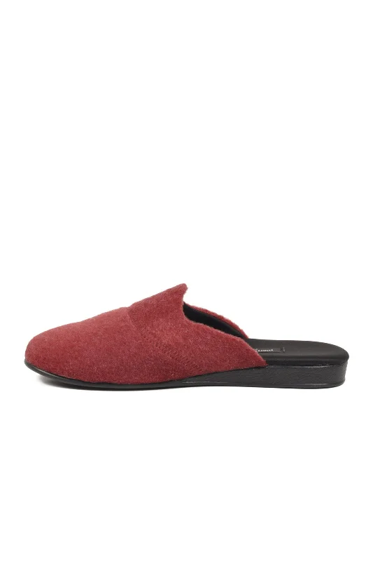 Pierre Cardin Bordo Önü Kapalı Erkek Ev Terliği – 2. görsel