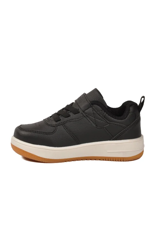 Siyah Cırtlı Unisex Çocuk Spor Ayakkabı – 4. görsel