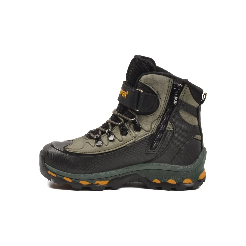 Siyah Haki Polarlı Fermuarlı Erkek Çocuk Outdoor Bot – 2. görsel