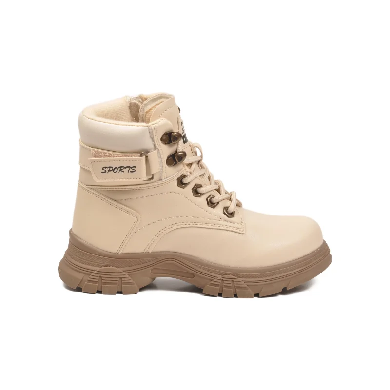 Aspor Bej Vizon İçi Polarlı Unisex Çocuk Worker Bot – 2. görsel