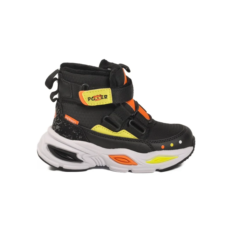 Pepino Siyah Cırtlı İçi Kürklü Erkek Çocuk Sneaker Bot – 2. görsel