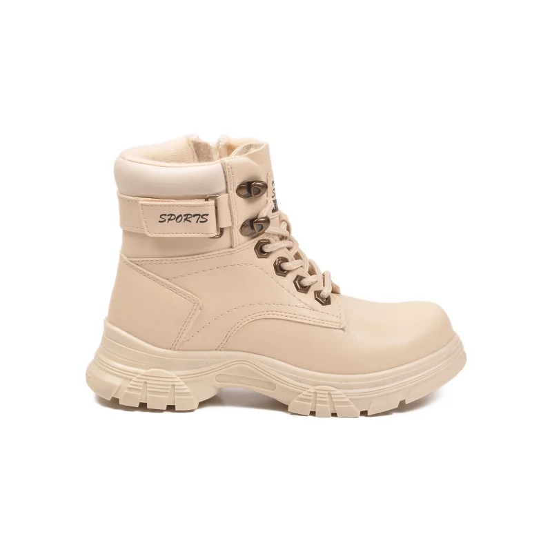 Aspor Bej İçi Polarlı Unisex Çocuk Worker Bot – 2. görsel