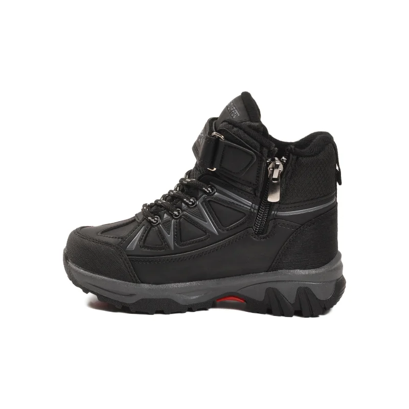Aspor Siyah Polarlı Fermuarlı Erkek Çocuk Outdoor Bot – 2. görsel