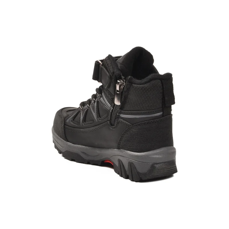 Aspor Siyah Polarlı Fermuarlı Erkek Çocuk Outdoor Bot – 4. görsel