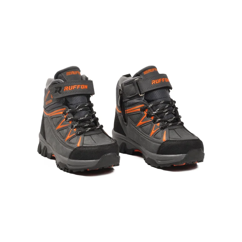 Aspor Füme Turuncu Polarlı Fermuarlı Erkek Çocuk Outdoor Bot – 3. görsel