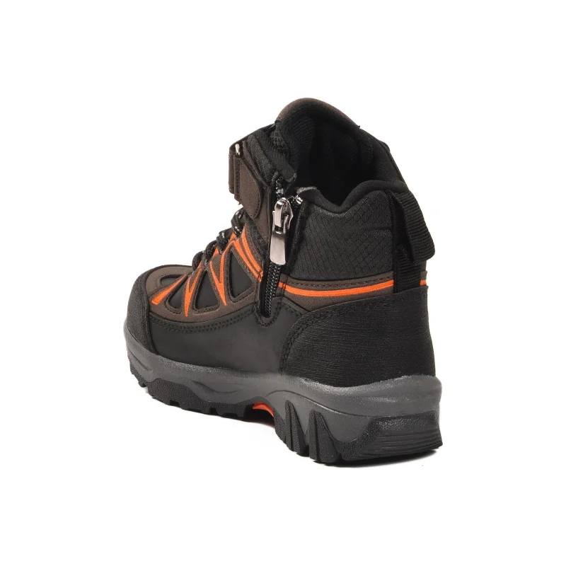 Aspor Kahve Turuncu Polarlı Fermuarlı Erkek Çocuk Outdoor Bot – 4. görsel