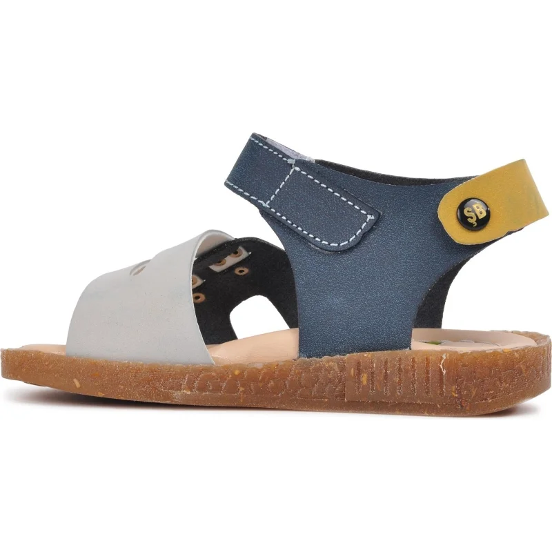 Aspor Lacivert Hardal Comfort Erkek Çocuk Düz Sandalet – 2. görsel