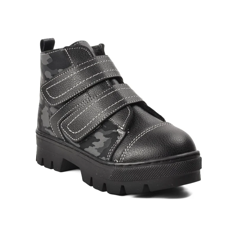 Aspor Siyah Kamuflaj Unisex Çocuk Bot – 3. görsel