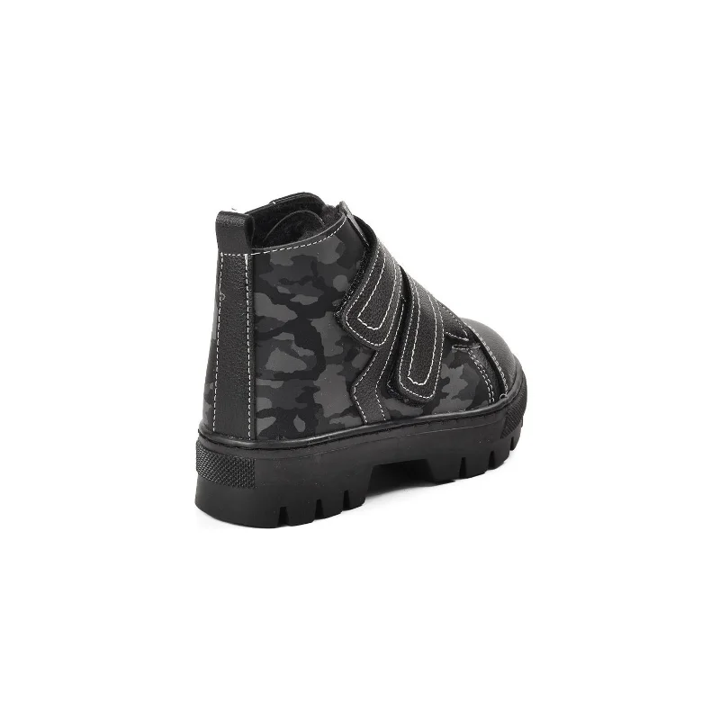 Aspor Siyah Kamuflaj Unisex Çocuk Bot – 4. görsel