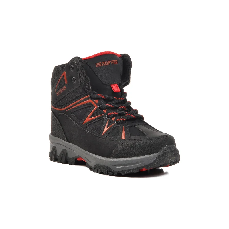 Aspor Siyah Kırmızı Unisex Çocuk Outdoor Bot – 3. görsel