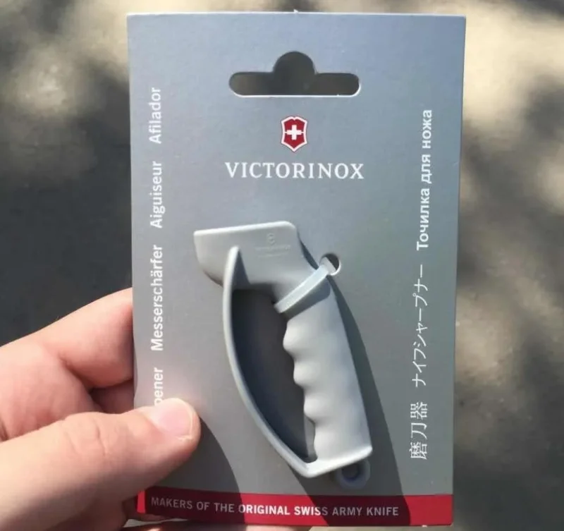 Victorinox Sharpy Kamp Çakı Bileme Aleti 7.8714 Mini Anahtarlık Boy Gri – 3. görsel