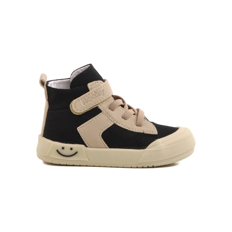 Aspor Siyah Erkek Çocuk Hi Sneaker