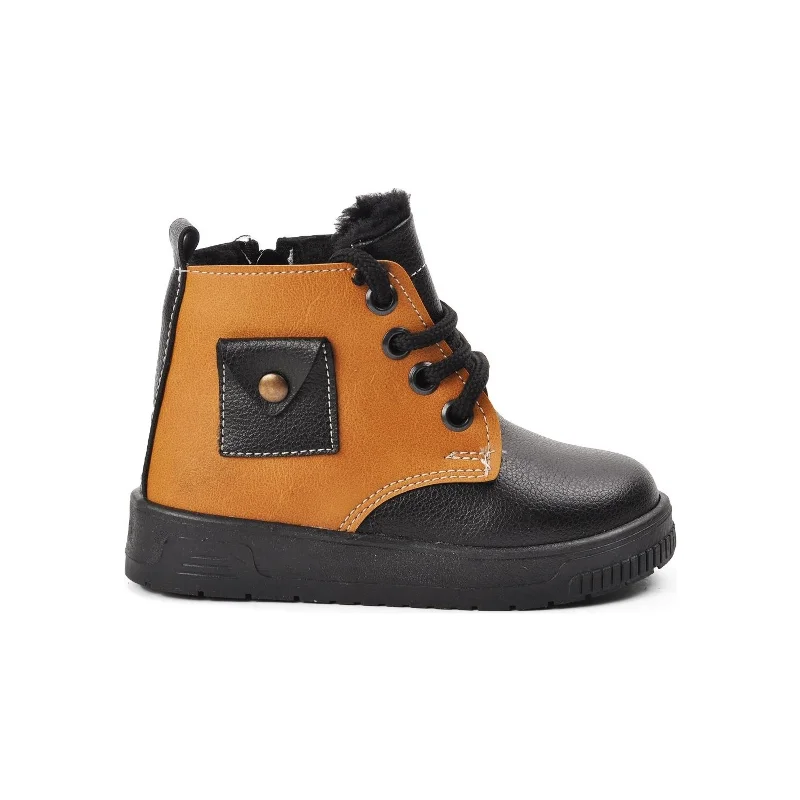 Aspor Siyah Camel Unisex Bebek Bot