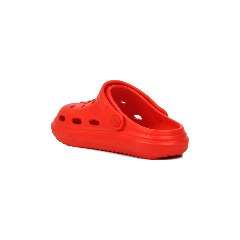 Aspor Kırmızı Unisex Sabo Çocuk Terlik – 4. görsel