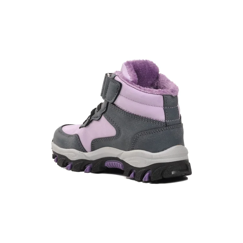 Walkway Lila Cırt Cırtlı Çocuk Trekking ve Outdoor Bot – 4. görsel