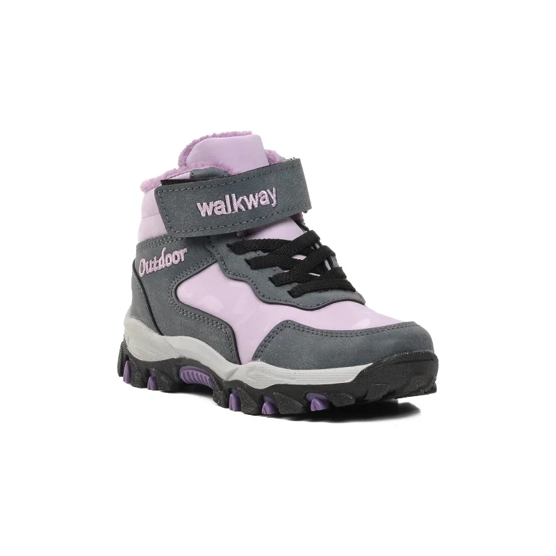 Walkway Lila Cırt Cırtlı Çocuk Trekking ve Outdoor Bot – 3. görsel