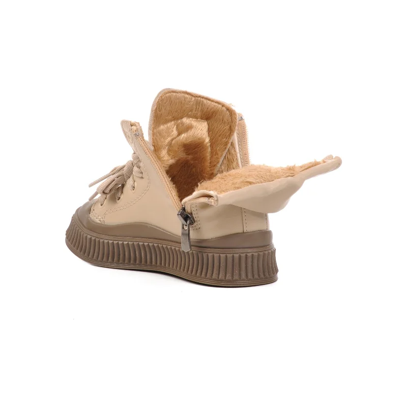 Walkway Bej Vizon İçi Polarlı Unisex Çocuk Bot – 4. görsel