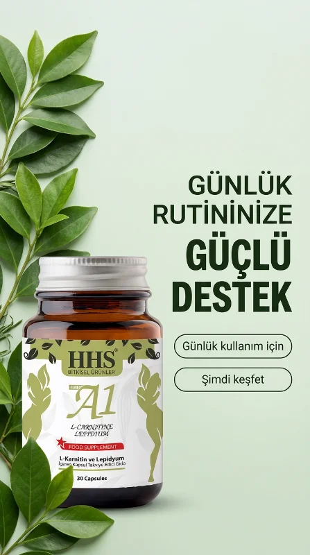A1 L-Carnitine Lepidium Bitkisel 30 Kapsül