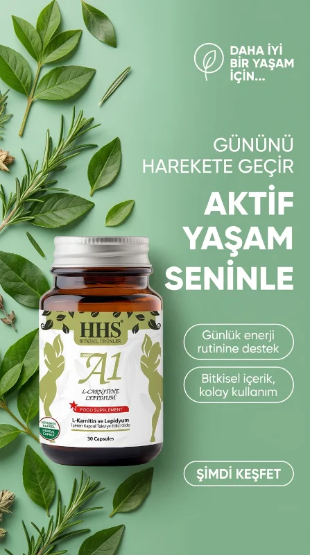 A1 L-Carnitine Lepidium Bitkisel 30 Kapsül