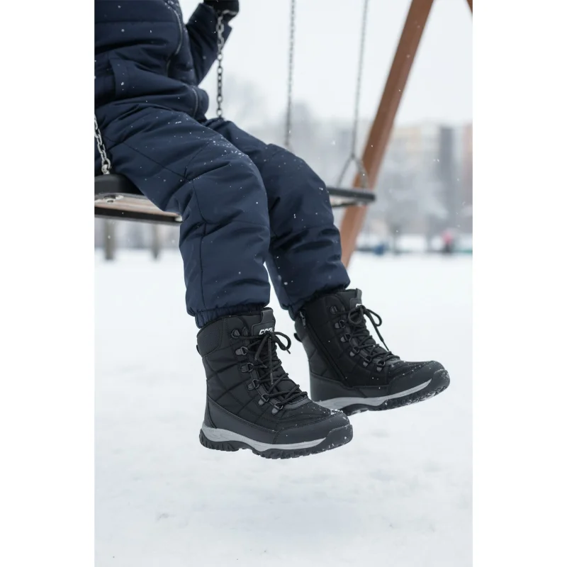 Cool Siyah Polarlı Unisex Çocuk Düz Bot – 3. görsel