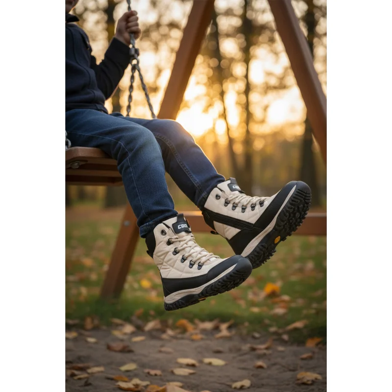 Cool Bej Polarlı Unisex Çocuk Düz Bot – 3. görsel